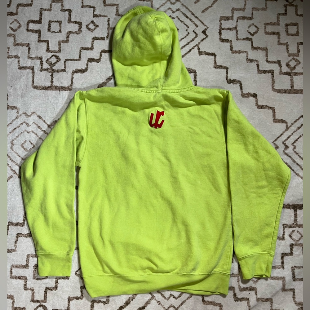 Neon Yellow Graphic Hoodie - Picture 2 of 4
